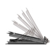 Manhattan Laptop- en tabletstandaard voor bureau, verstelbaar (5 posities), voor tablets en laptops tot 15,6", draagbaar en lichtgewicht, staal, zwart