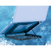 Manhattan Laptop- en tabletstandaard voor bureau, verstelbaar (5 posities), voor tablets en laptops tot 15,6", draagbaar en lichtgewicht, staal, zwart