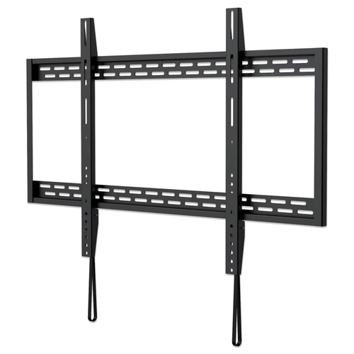 Manhattan Wandbeugel voor TV’s en monitoren (Vast), voor schermen 60–100", VESA-compatibiliteit: van 200x200 tot 900x600 mm (controleer de afmetingen van de vier montagegaten aan de achterzijde), max 50 kg, zwart