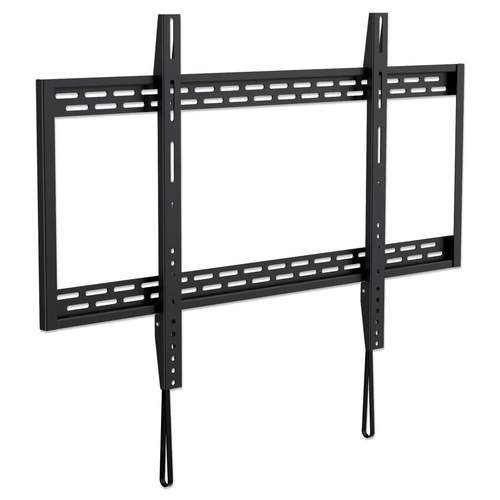 Manhattan Wandbeugel voor TV’s en monitoren (Vast), voor schermen 60–100", VESA-compatibiliteit: van 200x200 tot 900x600 mm (controleer de afmetingen van de vier montagegaten aan de achterzijde), max 50 kg, zwart