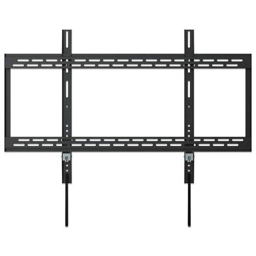 Manhattan Wandbeugel voor TV’s en monitoren (Vast), voor schermen 60–100", VESA-compatibiliteit: van 200x200 tot 900x600 mm (controleer de afmetingen van de vier montagegaten aan de achterzijde), max 50 kg, zwart