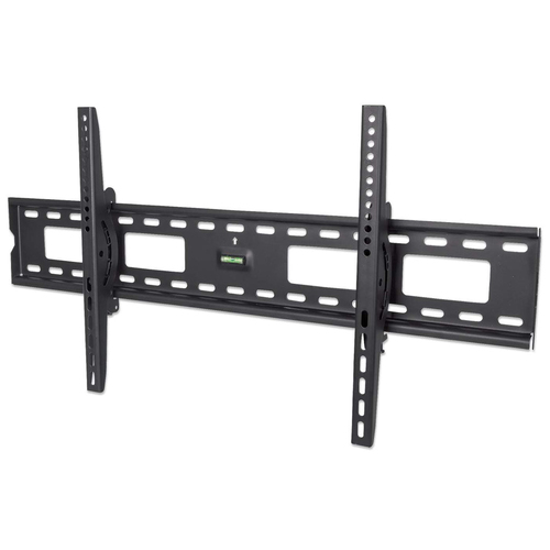 Manhattan Wandbeugel voor TV’s en monitoren (Kantelbaar), voor schermen 37"–75", VESA-compatibiliteit: van 200×200 tot 800×400 mm (controleer de afmetingen van de vier montagegaten aan de achterzijde), max 75 kg, zwart