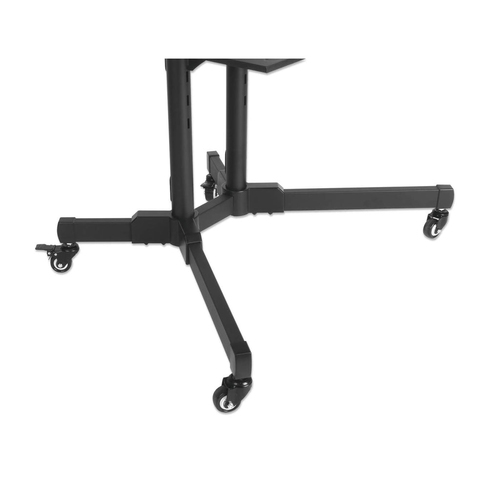 Manhattan Trolley voor TV’s en monitoren, voor schermen 37"–65", VESA-compatibiliteit: van 200x200 tot 600x400 mm (controleer de afmetingen van de vier montagegaten aan de achterzijde), max. 40 kg, zwart
