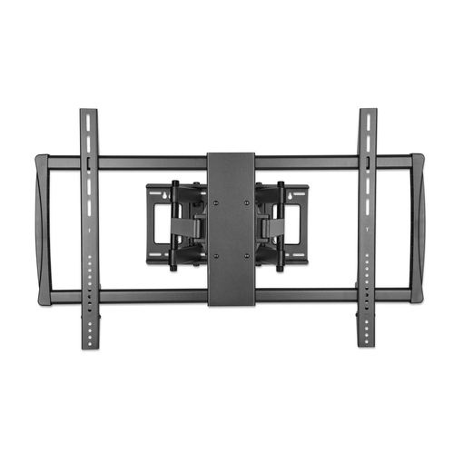 Manhattan Wandbeugel voor TV’s en monitoren (Volledig Verstelbaar), voor schermen 37–100", VESA-compatibiliteit: van 200x200 tot 900x600 mm (controleer de afmetingen van de vier montagegaten aan de achterzijde), max 80 kg, zwart
