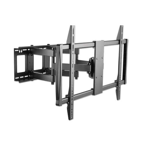Manhattan Wandbeugel voor TV’s en monitoren (Volledig Verstelbaar), voor schermen 37–100", VESA-compatibiliteit: van 200x200 tot 900x600 mm (controleer de afmetingen van de vier montagegaten aan de achterzijde), max 80 kg, zwart