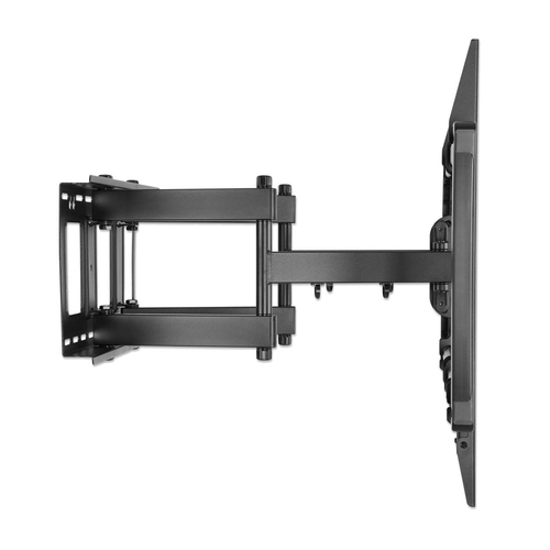 Manhattan Wandbeugel voor TV’s en monitoren (Volledig Verstelbaar), voor schermen 37–100", VESA-compatibiliteit: van 200x200 tot 900x600 mm (controleer de afmetingen van de vier montagegaten aan de achterzijde), max 80 kg, zwart