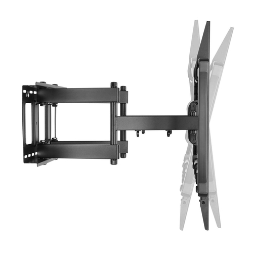 Manhattan Wandbeugel voor TV’s en monitoren (Volledig Verstelbaar), voor schermen 37–100", VESA-compatibiliteit: van 200x200 tot 900x600 mm (controleer de afmetingen van de vier montagegaten aan de achterzijde), max 80 kg, zwart