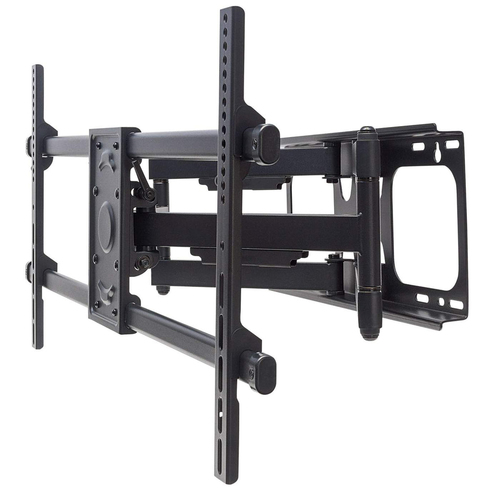 Manhattan Wandbeugel voor TV’s en monitoren (Volledig Verstelbaar), voor schermen 37–75", VESA-compatibiliteit: van 200x200 tot 800x400 mm (controleer de afmetingen van de vier montagegaten aan de achterzijde), max 75 kg, zwart