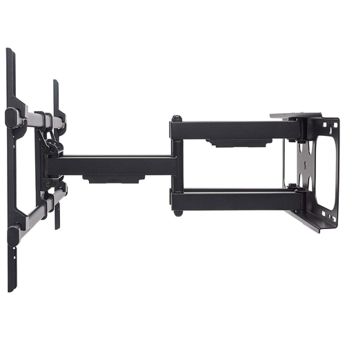 Manhattan Wandbeugel voor TV’s en monitoren (Volledig Verstelbaar), voor schermen 37–75", VESA-compatibiliteit: van 200x200 tot 800x400 mm (controleer de afmetingen van de vier montagegaten aan de achterzijde), max 75 kg, zwart