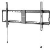 Manhattan Wandbeugel voor TV’s en monitoren (Vast laag profiel), voor schermen 43–100", VESA-compatibiliteit: van 200x200 to 800x400 mm (controleer de afmetingen van de vier montagegaten aan de achterzijde), max 70 kg, zwart