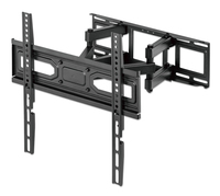 Manhattan Wandbeugel voor TV’s en monitoren (Volledig Verstelbaar), voor schermen 32–55", VESA-compatibiliteit: van 100x100 tot 400x400 mm (controleer de afmetingen van de vier montagegaten aan de achterzijde), max 40 kg, zwart