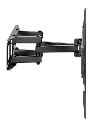 Manhattan Wandbeugel voor TV’s en monitoren (Volledig Verstelbaar), voor schermen 32–55", VESA-compatibiliteit: van 100x100 tot 400x400 mm (controleer de afmetingen van de vier montagegaten aan de achterzijde), max 40 kg, zwart