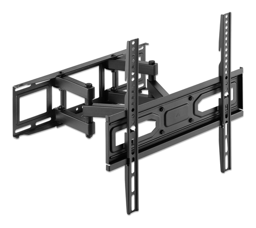 Manhattan Wandbeugel voor TV’s en monitoren (Volledig Verstelbaar), voor schermen 32–55", VESA-compatibiliteit: van 100x100 tot 400x400 mm (controleer de afmetingen van de vier montagegaten aan de achterzijde), max 40 kg, zwart