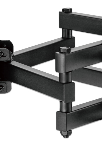 Manhattan Wandbeugel voor TV’s en monitoren (Volledig Verstelbaar), voor schermen 32–65", VESA-compatibiliteit: van 100x100 tot 600x400 mm (controleer de afmetingen van de vier montagegaten aan de achterzijde), max 40 kg, zwart