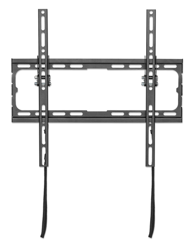 Manhattan Wandbeugel voor TV’s en monitoren (Kantelbaar), voor schermen 32"–55", VESA-compatibiliteit: van 200×200 tot 400×400 mm (controleer de afmetingen van de vier montagegaten aan de achterzijde), max 35 kg, zwart