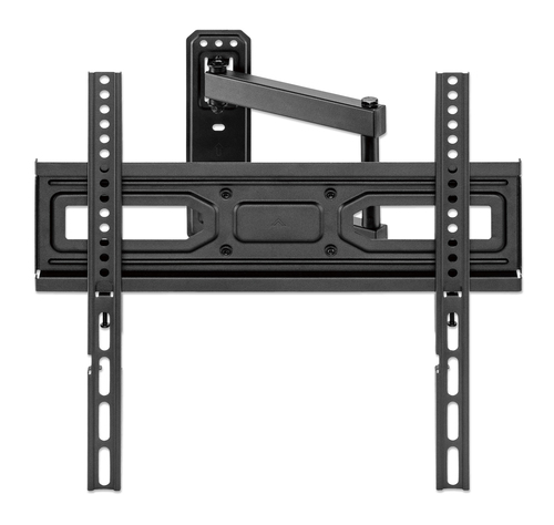 Manhattan Wandbeugel voor TV’s en monitoren (Volledig Verstelbaar), voor schermen 32–55", VESA-compatibiliteit: van 100x100 tot 400x400 mm (controleer de afmetingen van de vier montagegaten aan de achterzijde), max 35 kg, zwart