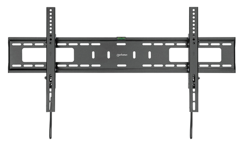 Manhattan Wandbeugel met verlenging voor TV’s en monitoren (Kantelbaar, anti-diefstal), voor schermen 37"–100", VESA-compatibiliteit: van 200×200 tot 800×400 mm (controleer de afmetingen van de vier montagegaten aan de achterzijde), max 75 kg, zwart