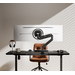 Manhattan Bureaubeugel voor TV’s en monitoren (Volledig Verstelbaar met gasveer), voor schermen 13"–42", met tafelklem of bladdoorvoer, VESA-compatibiliteit: van 75x75 tot 200x200 mm (controleer de afmetingen van de vier montagegaten aan de achterzijde)
