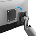 Manhattan Bureaubeugel voor TV’s en monitoren (Volledig Verstelbaar met gasveer), voor schermen 13"–42", met tafelklem of bladdoorvoer, VESA-compatibiliteit: van 75x75 tot 200x200 mm (controleer de afmetingen van de vier montagegaten aan de achterzijde)