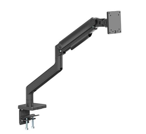 Manhattan Bureaubeugel voor TV’s en monitoren (Volledig Verstelbaar met veer), voor schermen 13"–42", met tafelklem of bladdoorvoer, VESA-compatibiliteit: van 75x75 tot 200x200 mm (controleer de afmetingen van de vier montagegaten aan de achterzijde), max. 20 kg