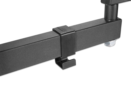 Manhattan Wandbeugel voor TV’s en monitoren (Volledig Verstelbaar), voor schermen 32–55", VESA-compatibiliteit: van 100x100 tot 400x400 mm (controleer de afmetingen van de vier montagegaten aan de achterzijde), max 30 kg, zwart