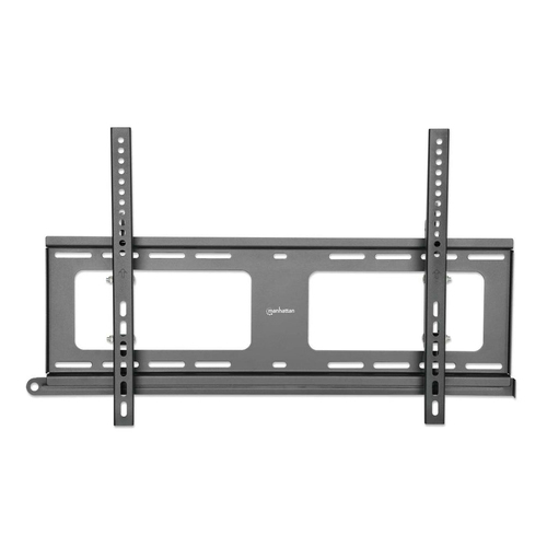 Manhattan Buiten wandbeugel voor TV’s en monitoren (Kantelbaar, anti-diefstal), voor schermen 37"–65", VESA-compatibiliteit: van 200×200 tot 600×400 mm (controleer de afmetingen van de vier montagegaten aan de achterzijde), max 80 kg, afsluitbaar, zwart