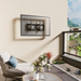 Manhattan Buiten wandbeugel voor TV’s en monitoren (Kantelbaar, anti-diefstal), voor schermen 37"–65", VESA-compatibiliteit: van 200×200 tot 600×400 mm (controleer de afmetingen van de vier montagegaten aan de achterzijde), max 80 kg, afsluitbaar, zwart