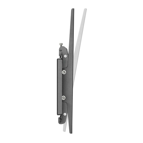 Manhattan Buiten wandbeugel voor TV’s en monitoren (Kantelbaar, anti-diefstal), voor schermen 37"–65", VESA-compatibiliteit: van 200×200 tot 600×400 mm (controleer de afmetingen van de vier montagegaten aan de achterzijde), max 80 kg, afsluitbaar, zwart