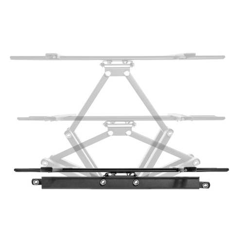 Manhattan Buiten wandbeugel voor TV’s en monitoren (Volledig Verstelbaar), voor schermen 37"–65", VESA-compatibiliteit: van 200×200 tot 600×400 mm (controleer de afmetingen van de vier montagegaten aan de achterzijde), max 50 kg, weerbestendig, zwart