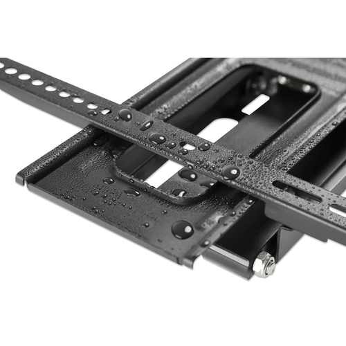 Manhattan Buiten wandbeugel voor TV’s en monitoren (Volledig Verstelbaar), voor schermen 37"–65", VESA-compatibiliteit: van 200×200 tot 600×400 mm (controleer de afmetingen van de vier montagegaten aan de achterzijde), max 50 kg, weerbestendig, zwart