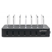 Manhattan Laadstation met 6 USB-A-poorten, uitgangen 6 × 2,4 A, Smart IC, LED-indicatoren, zwart, 3 jaar garantie