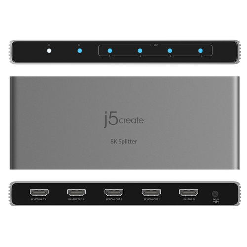 j5create 8K HDMI™ 2.1 4-Weg Splitter
