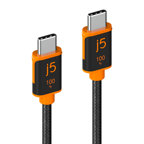 j5create USB-C® 100W Sync- & Laadkabel (JUCX25L18)