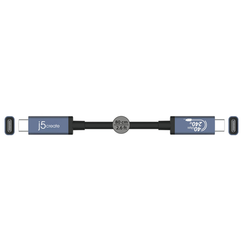 j5create USB 40 Gbps 240 W USB Type-C® Kabel