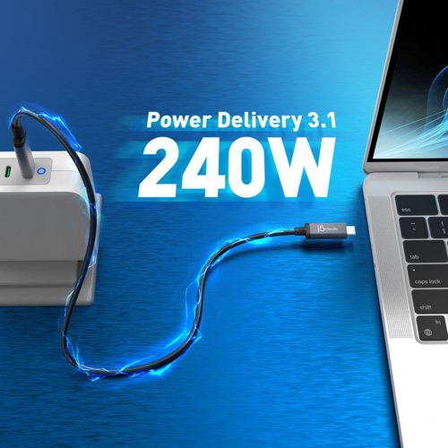 j5create USB 40 Gbps 240 W USB Type-C® Kabel
