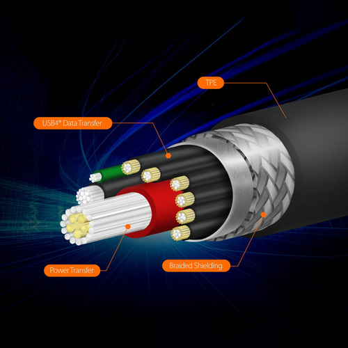j5create USB 40 Gbps 240 W USB Type-C® Kabel