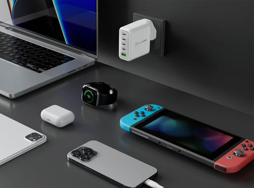 j5create 100W GaN USB-C® 5-Poorts Oplader