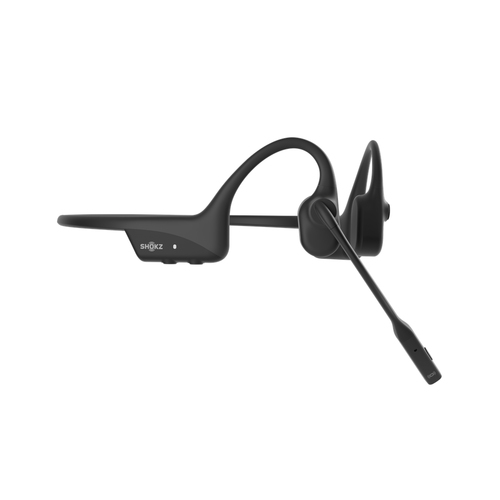 SHOKZ C120-AA-BK hoofdtelefoon/headset Draadloos oorhaak Kantoor/callcenter USB Type-A Bluetooth Zwart
