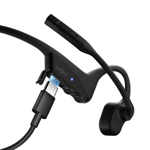 SHOKZ C120-AN-BK hoofdtelefoon/headset Draadloos oorhaak Kantoor/callcenter Bluetooth Zwart