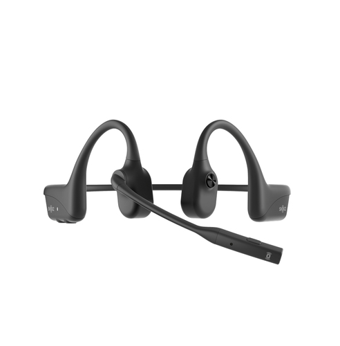 SHOKZ C120-AC-BK hoofdtelefoon/headset Draadloos oorhaak Kantoor/callcenter USB Type-C Bluetooth Zwart