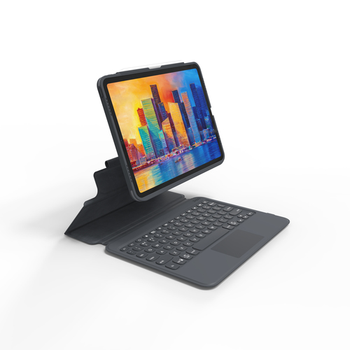 ZAGG Pro Keys QWERTY Brits Engels Bluetooth Zwart, Grijs