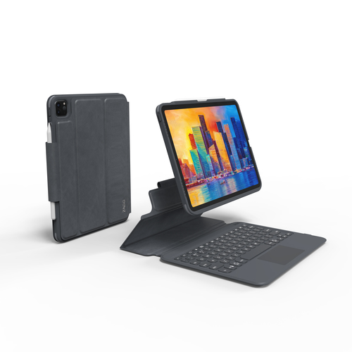ZAGG Pro Keys QWERTY Brits Engels Bluetooth Zwart, Grijs