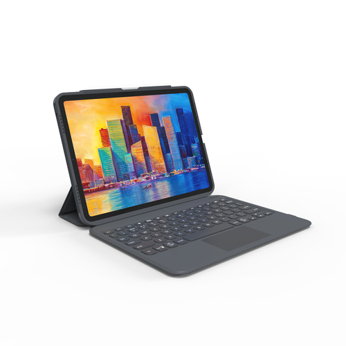 ZAGG Pro Keys QWERTY Brits Engels Bluetooth Zwart, Grijs