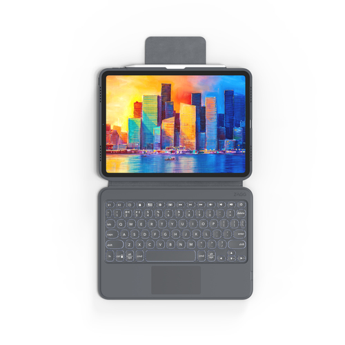 ZAGG Pro Keys QWERTY Brits Engels Bluetooth Zwart, Grijs