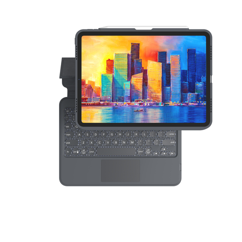 ZAGG Pro Keys QWERTY Brits Engels Bluetooth Zwart, Grijs