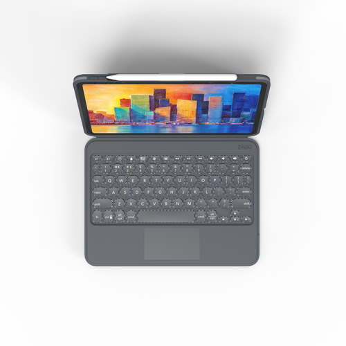 ZAGG Pro Keys QWERTY Brits Engels Bluetooth Zwart, Grijs