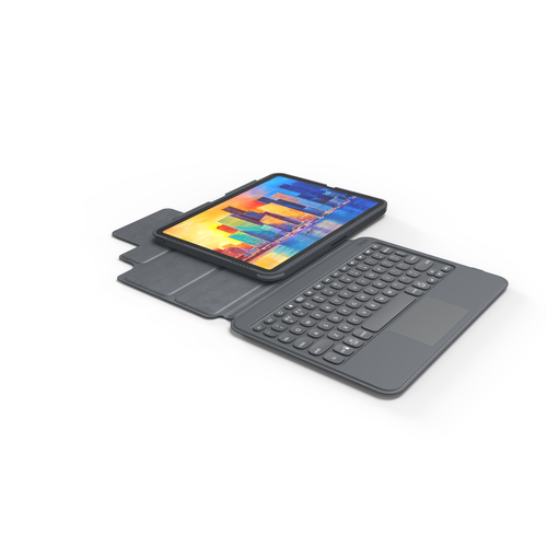 ZAGG Pro Keys QWERTY Brits Engels Bluetooth Zwart, Grijs