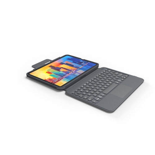 ZAGG Pro Keys QWERTY Brits Engels Bluetooth Zwart, Grijs