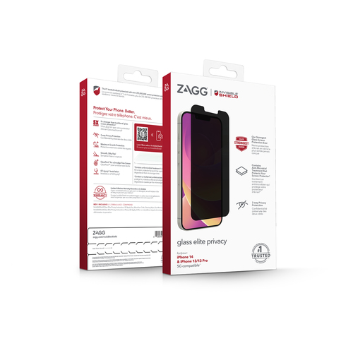 InvisibleShield Glass Elite Privacy 15,5 cm (6.1") Smartphone Randloze privacyfilter voor schermen