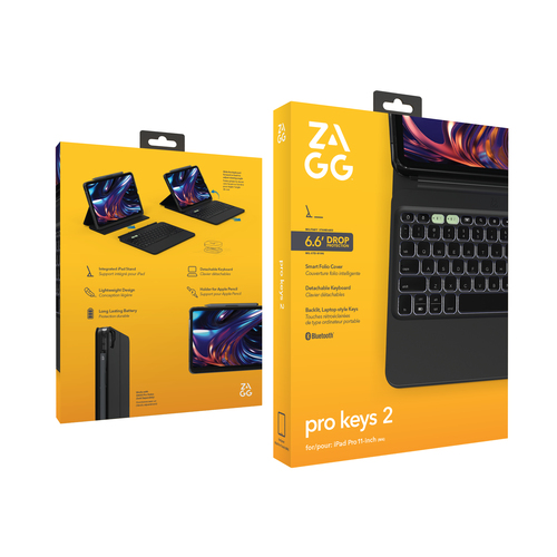 ZAGG Pro Keys 2 Zwitsers Bluetooth Zwart